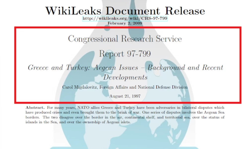 Θέσεις των ΗΠΑ για τα ελληνοτουρκικά το 1997: Ουδετερότητα και υποχωρήσεις από Ελλάδα!